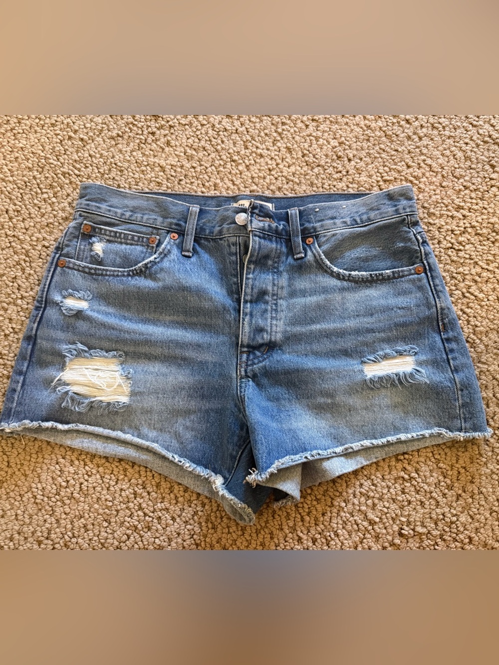 Madewell Blue Denim Women's Cutoff Shorts